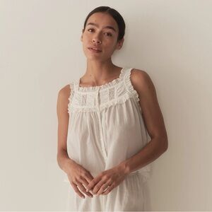 Doen White Fidella Top Size M